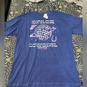 Pacsun Space Cowgirl Energy Blue T-Shirt